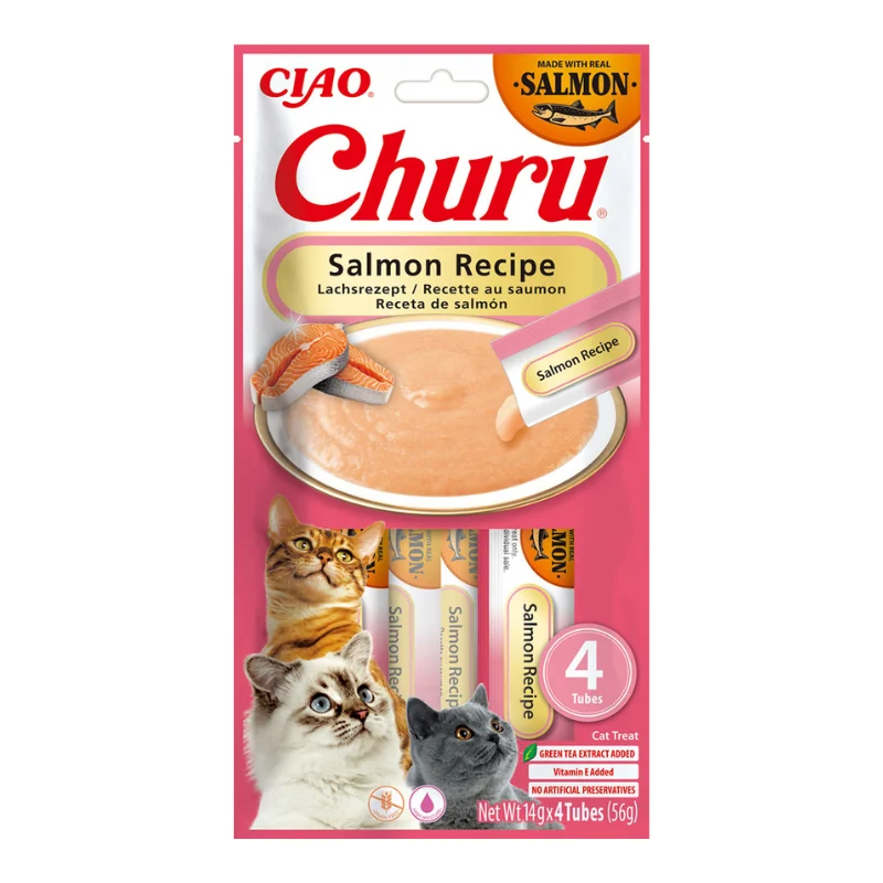 Churu CAT Receta de Salmón