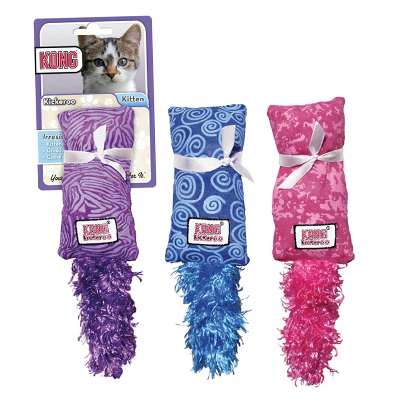 KONG Kickeroo Kitten: Juguete para gatitios Relleno de Catnip