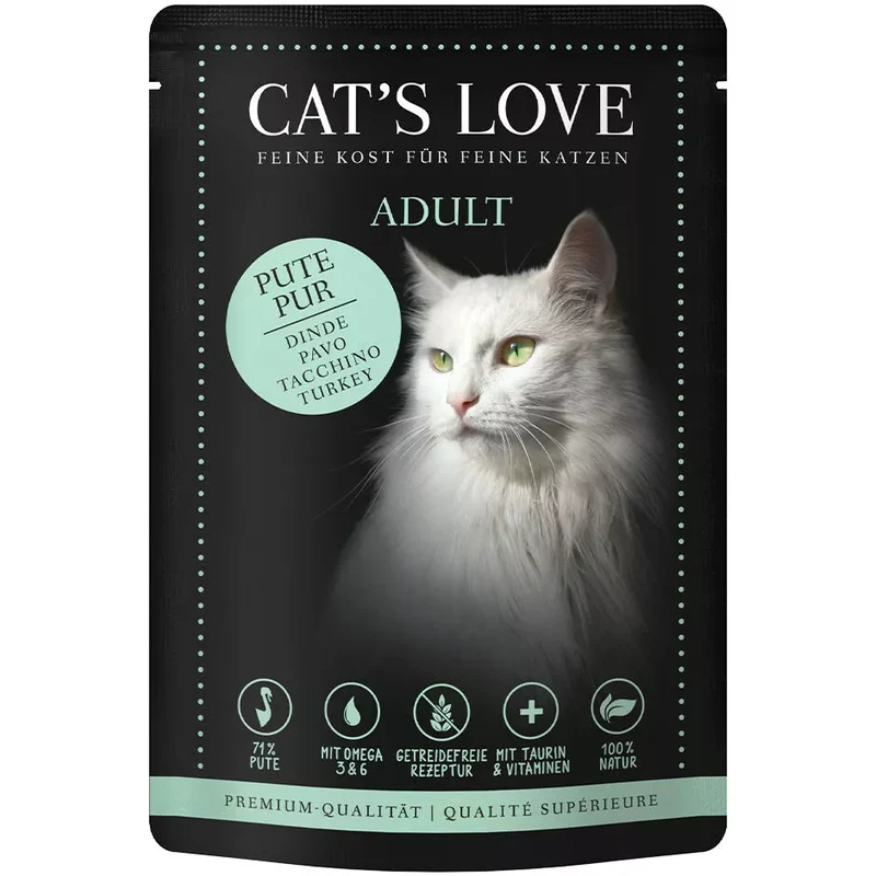 Puro Pavo en Paté para Gato Monoproteico | Cat's Love