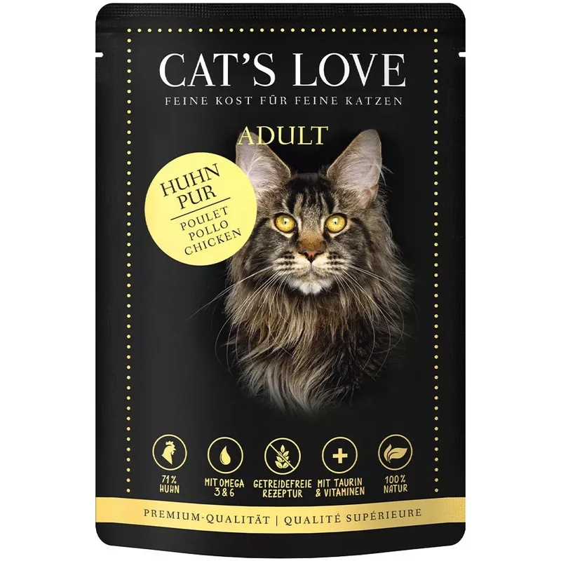Puro Pollo en Paté para Gato Monoproteico | Cat's Love