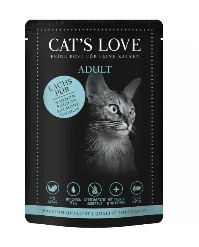 Puro Salmón en Paté para Gato Monoproteico | Cat's Love