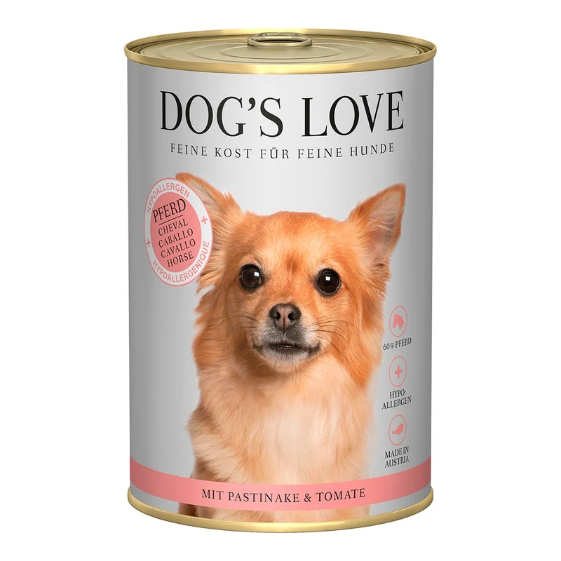 Lata de Caballo con chirivía (monoproteíca) - Dog's Love - 400g