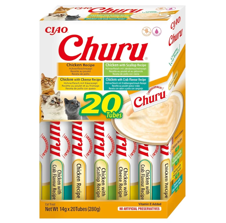 Churu CAT Variedades Pollo – 20 x 14 g