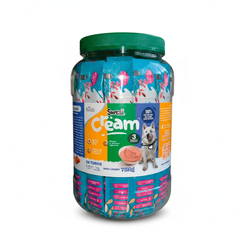 Swesi Cream Perro Bombonera x 54 Unidades Surtidas (756 g)