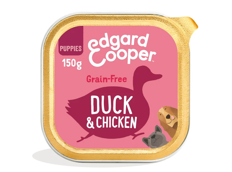 Edgard Cooper | Tarrina Pato y Pollo para Cachorros | 150g