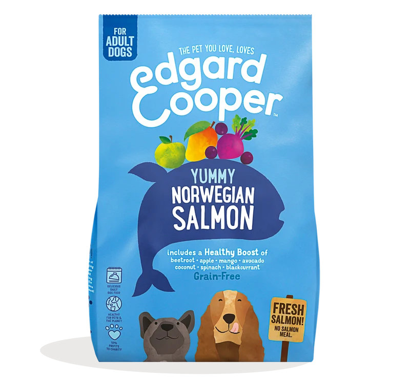 Edgard Cooper - Salmón Noruego - Pienso sin cereales para perros adultos