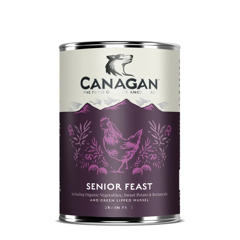 CANAGAN | Festín para SENIORS lata para perros 400gr | Especial articulaciones
