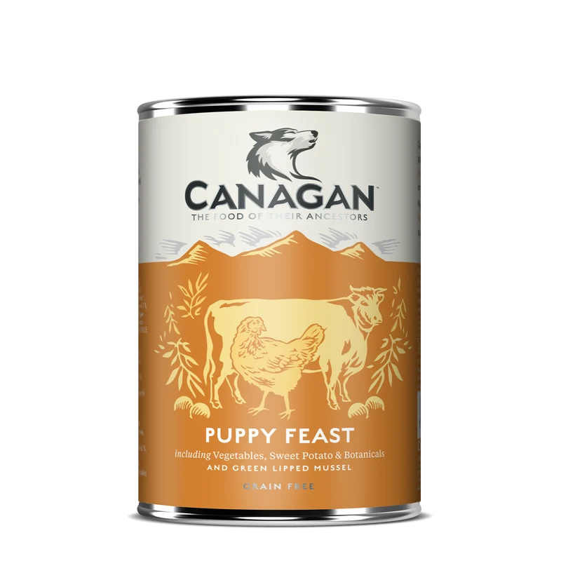 CANAGAN | Festín para cachorros lata para perros 400gr