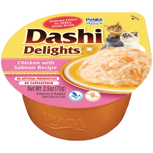 Dashi Delights Pollo y Salmón 70g