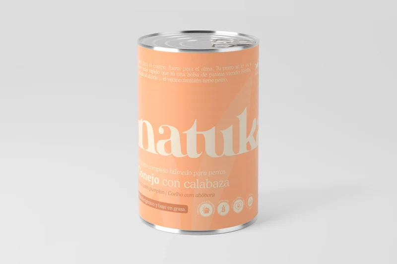 Lata de Conejo y Calabaza para Perros | Natuka | Monoproteíca