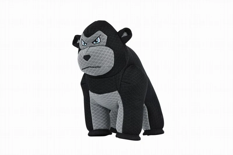 Peluche gorila acolchado ultra resistente | Juguete para perros