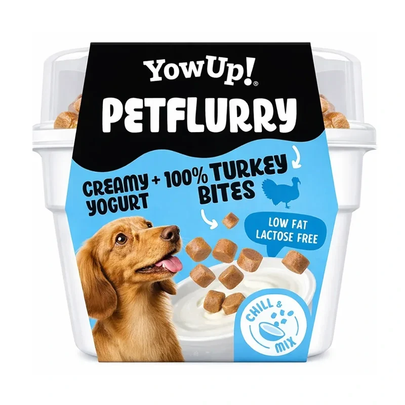 PetFlurry con Topping de Pavo | YowUp | Helado para Perros