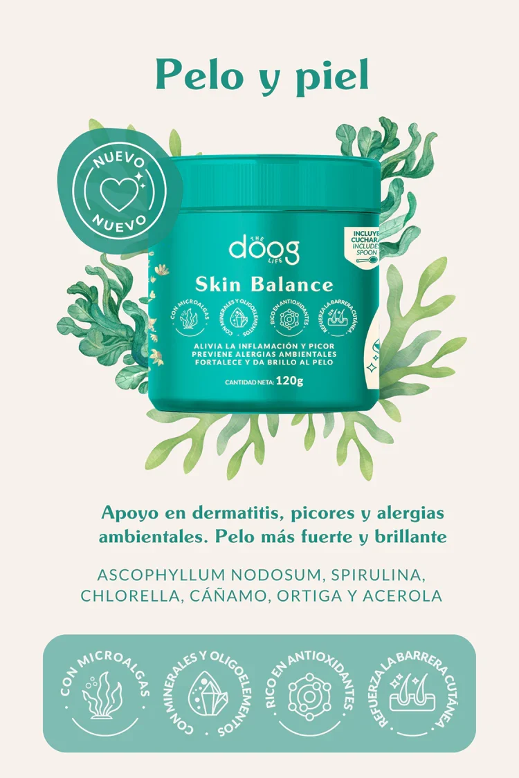Doog Life | Suplemento Pelo y Piel | Alivia alergias y picores en perros