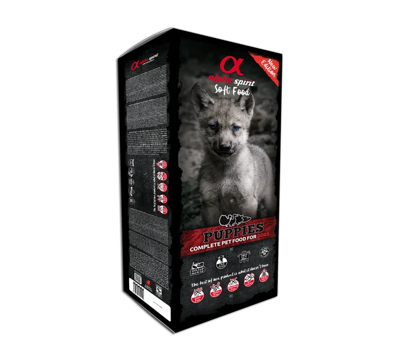Alpha Spirit Puppies Pienso Semihúmedo - Prensado en frío Para Cachorros