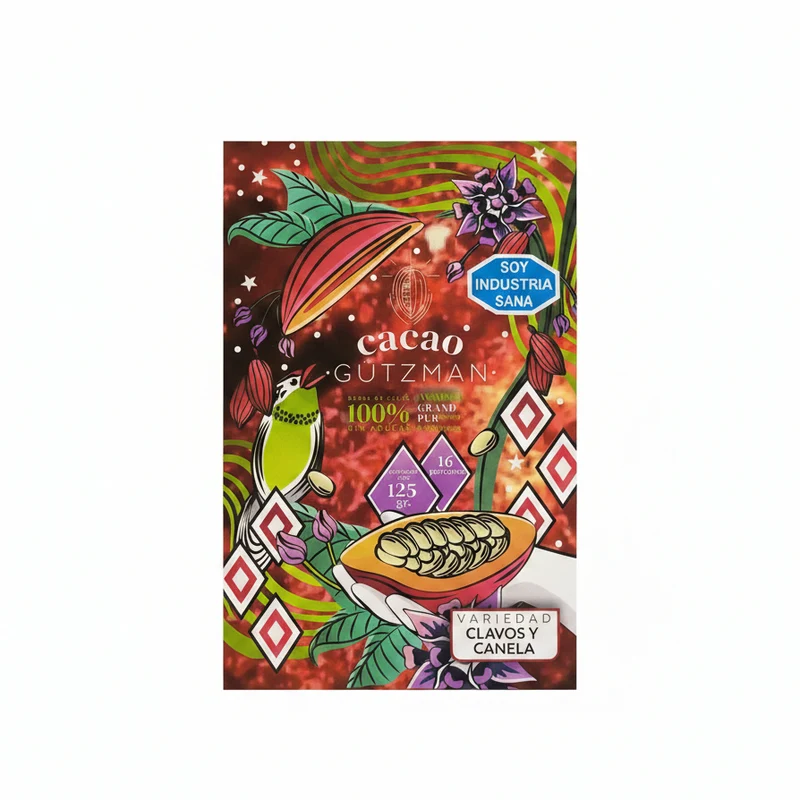 Cacao gutzman 100% clavosycanela x125g
