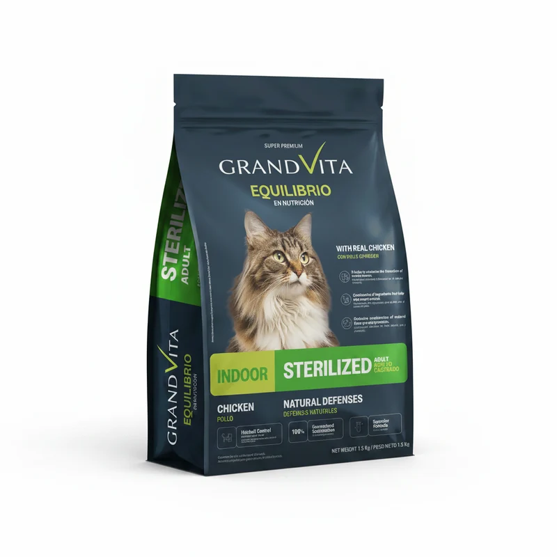 Felino Grand Vita equilibrio castrado adulto x 1,5 kg