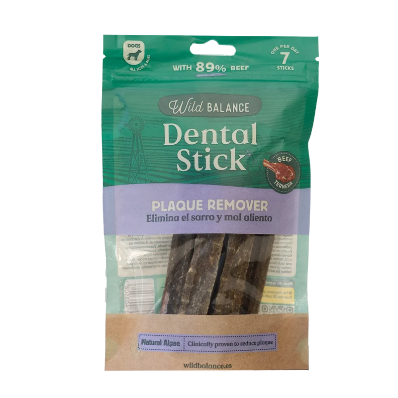 Sticks Dentales de Ternera - Eliminan el Sarro y la Placa | Wild Balance