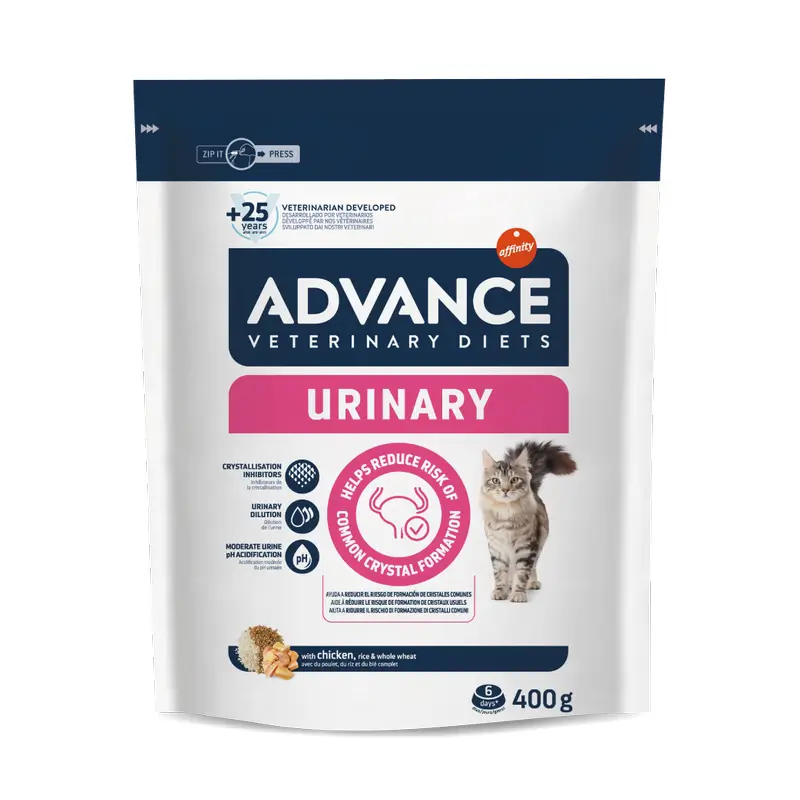 Advance Pienso Urinary para gatos, Superpremium, 400 gr