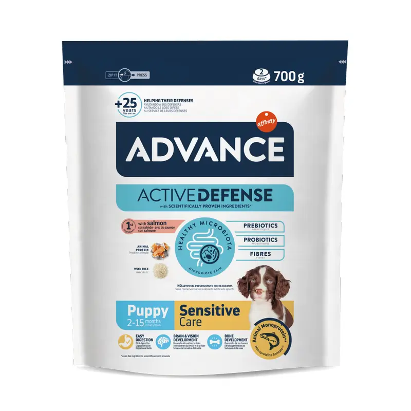 Advance Ração para Cães, com Salmão, Superpremium, 700 gr