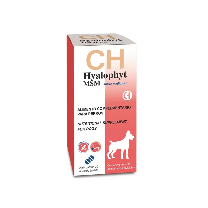 Chemical Hyalophyt Msm Razas Medianas, 30 Comp