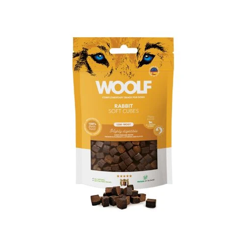 Snacks semihúmedos Woolf - Conejo - Snacks Para Perros