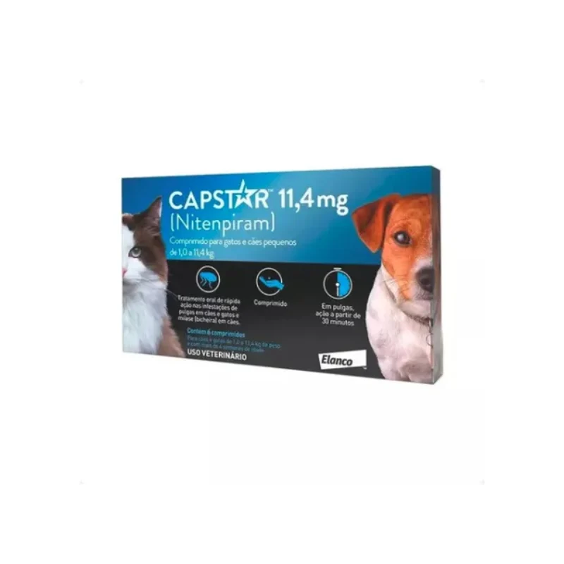 Capstar 11 4 Mg Caja x 6 Tabletas