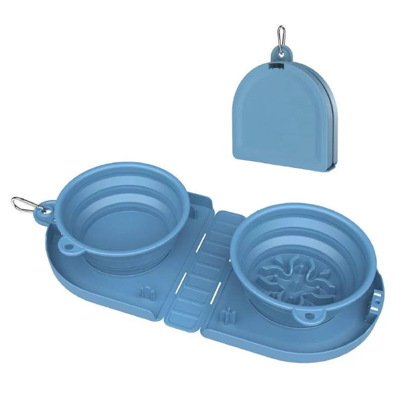 Tazon Azul Doble Plegable