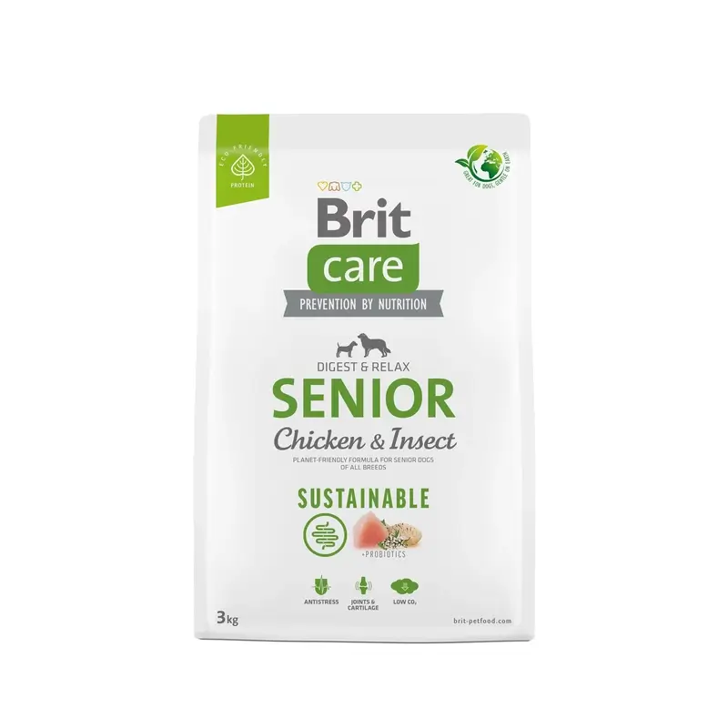 Brit Care Dog Sustainable Senior Frango 3 kg