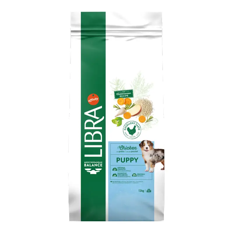 Ração para cães «Libra», com frango, Premium, 12 kg