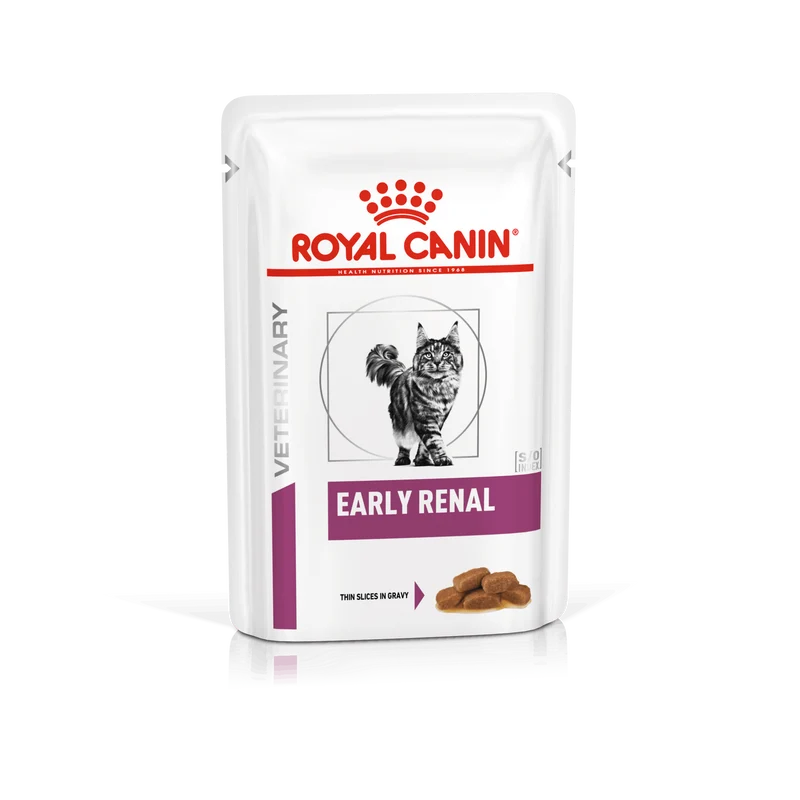 Royal Canin Veterinary Early Renal Cat 85 Gr (Sobre Finas Láminas En Salsa)