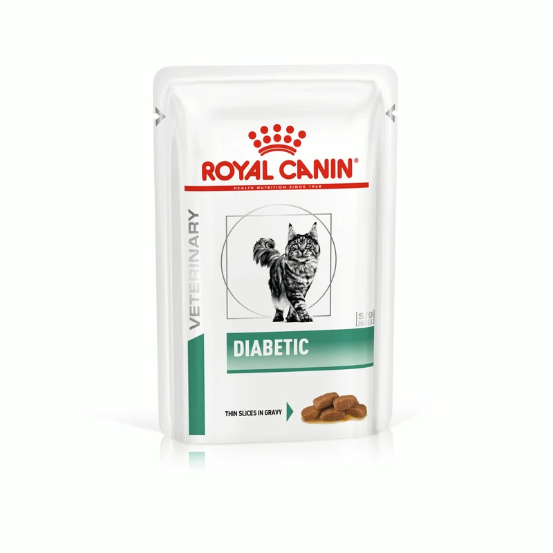 Royal Canin Veterinary Diabetic Cat 85 Gr (Sobre Finas Láminas En Salsa)