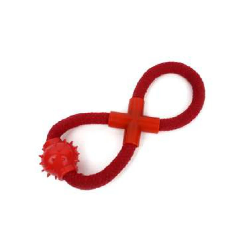 Spike Rope Infinity With Ball Juguete Para Mascotas