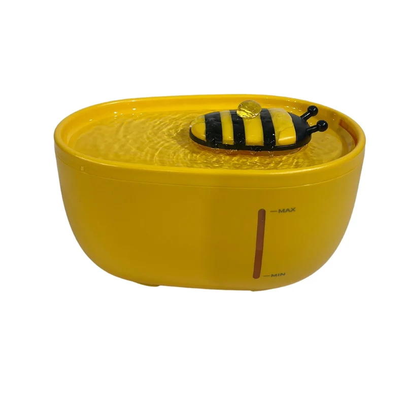 Fuente de agua en forma de abejita para Mascotas