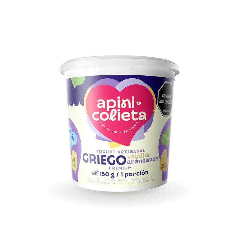 Yogurt Griego Vainilla Arandanos x 150 g