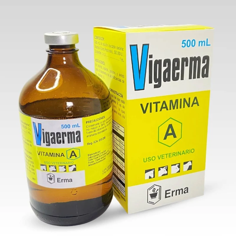 Vigaerma Inyectable Fco x 500 Ml vitamina para caballos