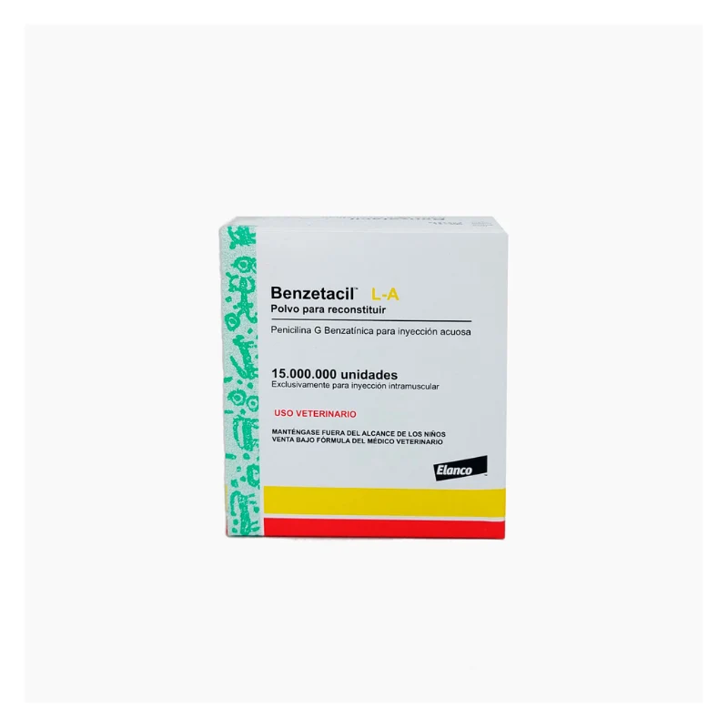 Benzetacil L A Fco De 15 Millones Ui antibiotico para caballos