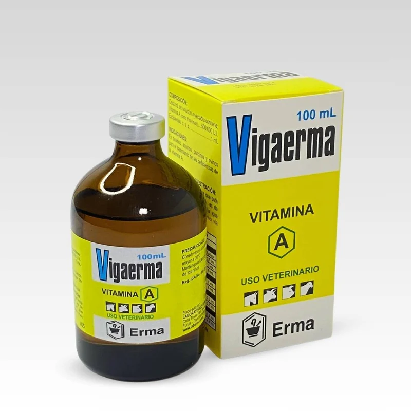 Vigaerma Inyectable Fco x 100 Ml vitamina para caballos