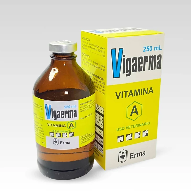 Vigaerma Inyectable Fco x 250 Ml vitamina para caballos