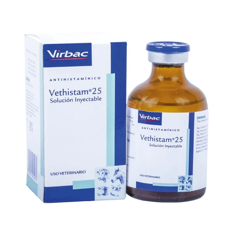 Vethistam 25 x 50 ml Antihistamínico