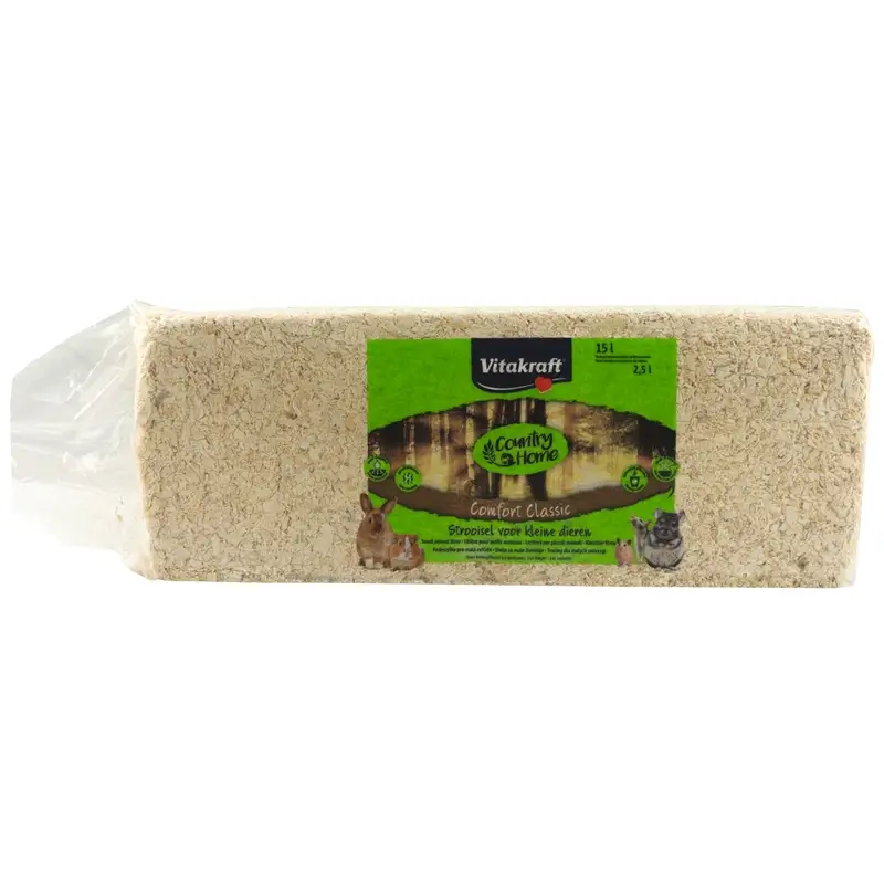 Vitakraft Lascas para roedores, 14 litros, 1 quilo