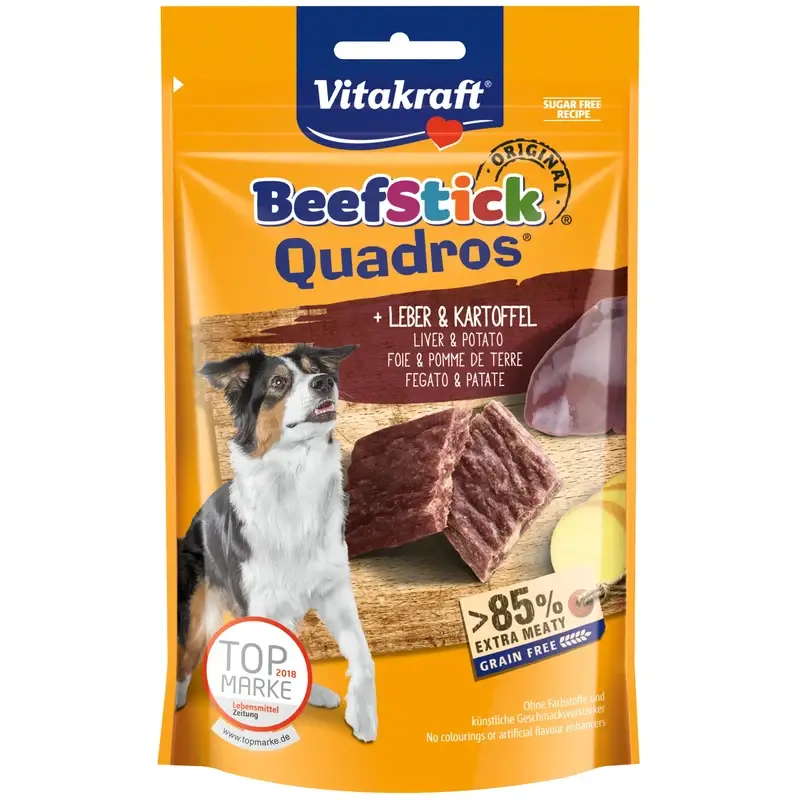Vitakraft Beef Stick Quadros Fígado Batata 7x70 gramas