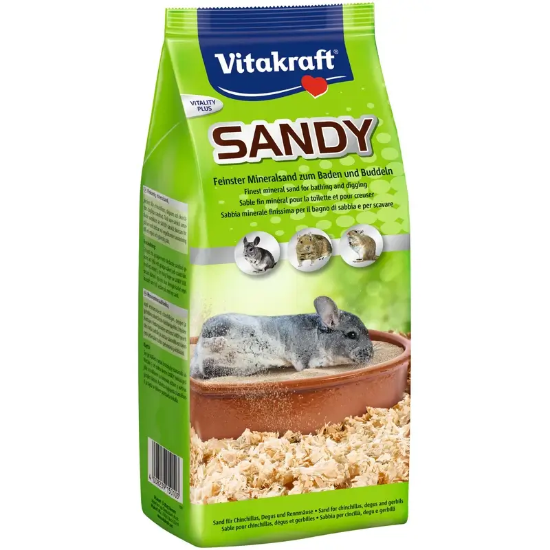 Vitakraft Sandy Arena para Chinchilas, 1 quilo