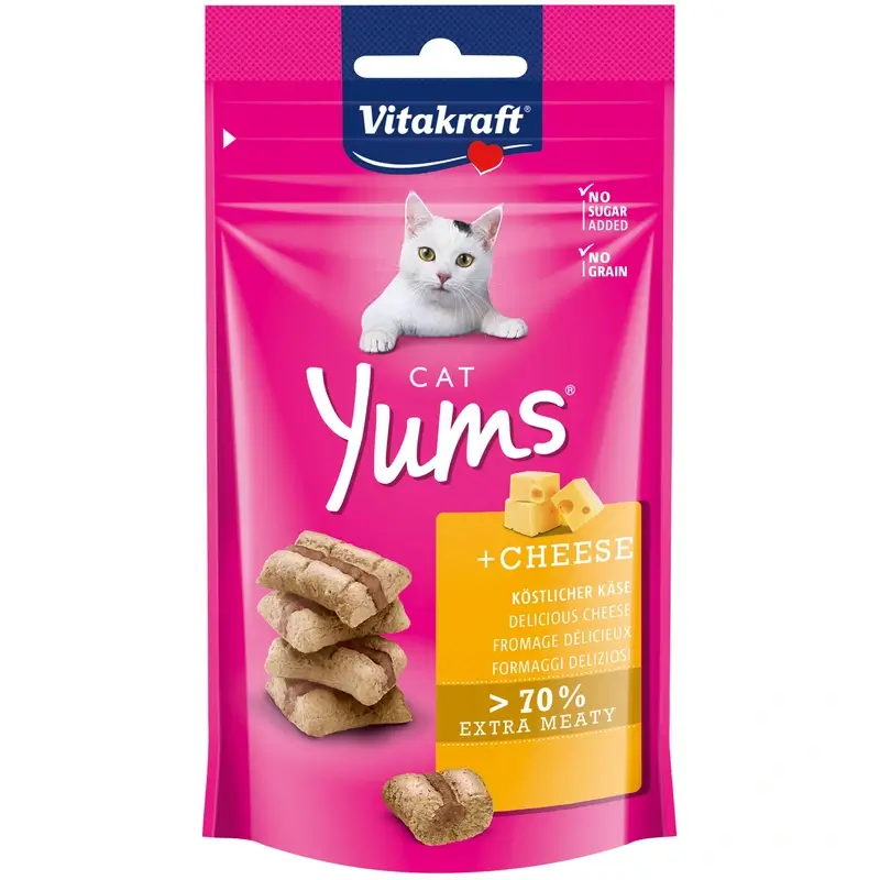 Vitakraft Cat Yums Queijo 9x40 gramas