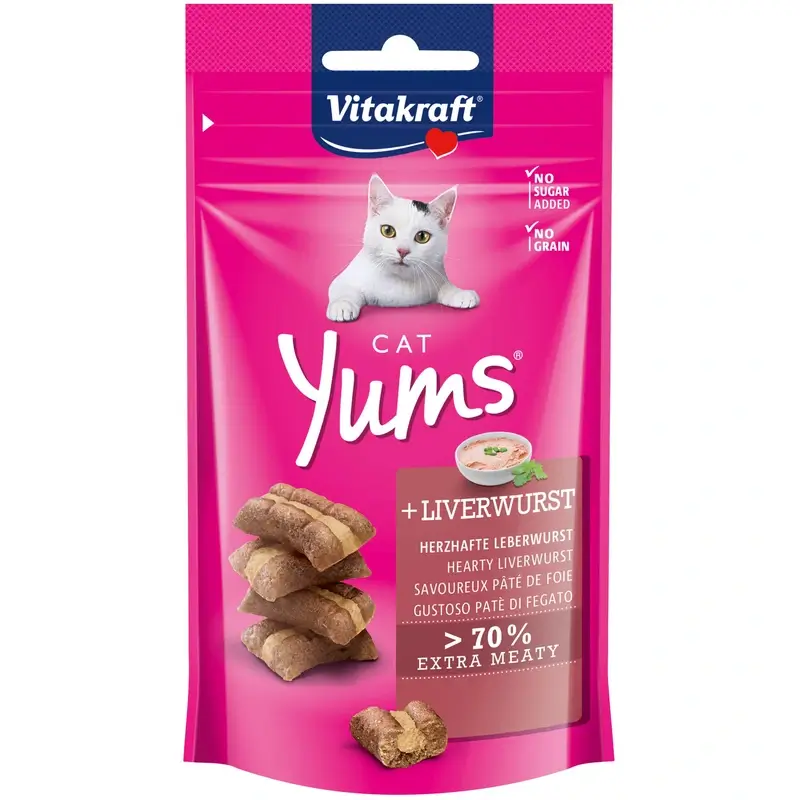Vitakraft Cat Yums Patê de Fígado 9x40 gramas