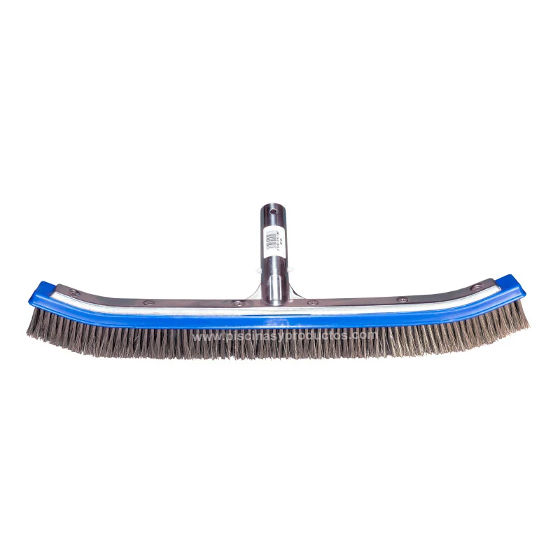Cepillo curvo Starpool 45 cm. con cerdas de acero