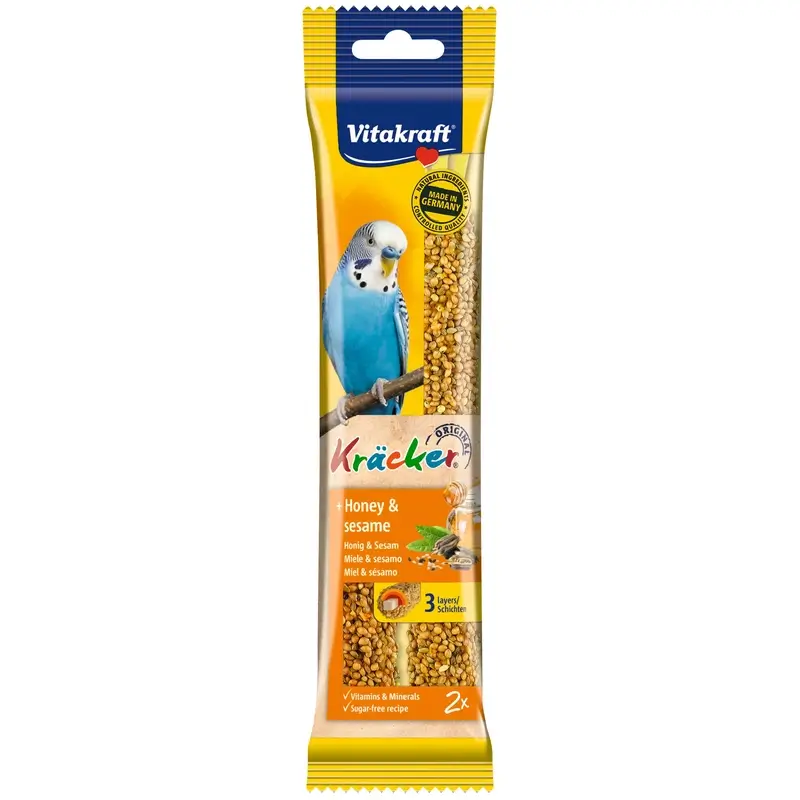 Vitakraft Barritas Periquito Miel Y Sesamo 7x2 unidades
