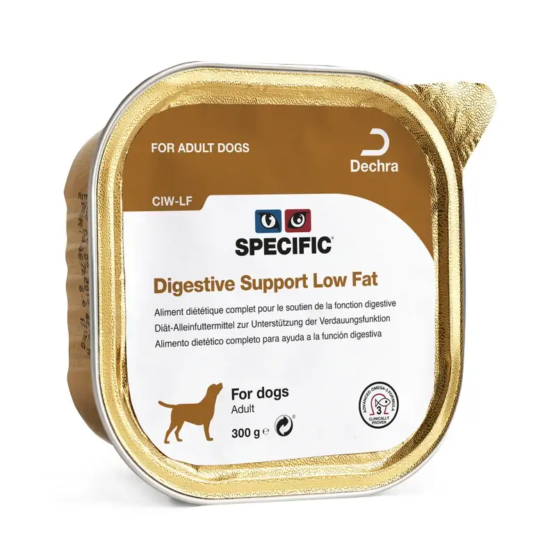Specific Digestive Support Low Fat Ciw Lf 6x300 gramos