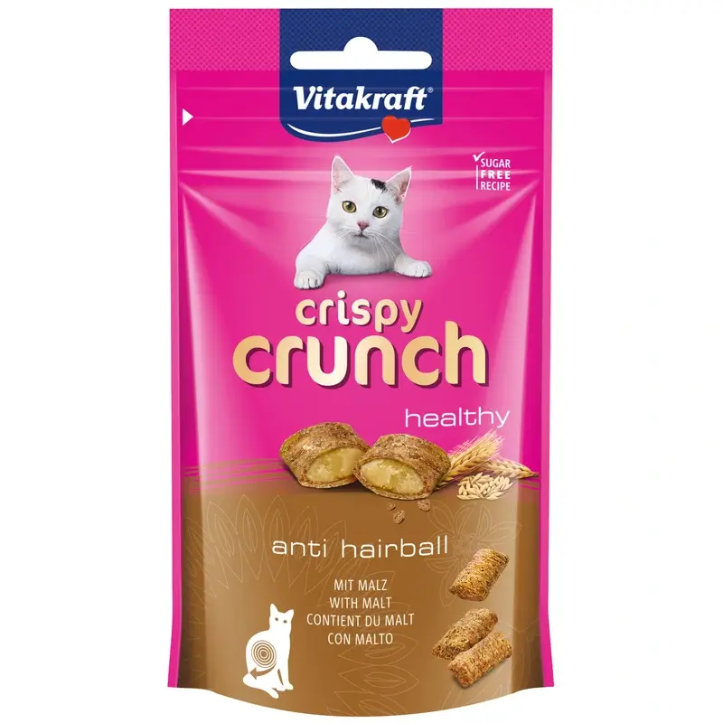 Vitakraft Crispy Crunch Malta para Gatos 8x60 gramas