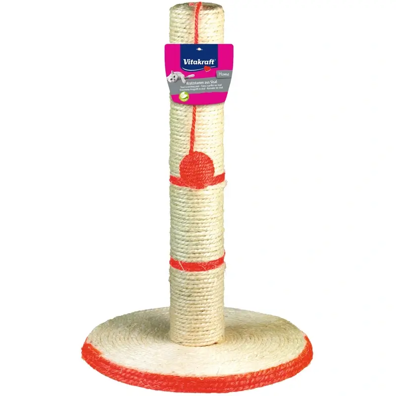 Vitakraft Arranhador de Sisal com Prato + Torre + Bola, 50 centímetros, 1 unidade