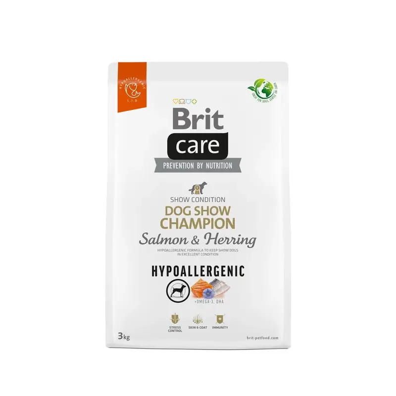 Brit Care Dog Hypo Show Champion Salmão 12 quilos